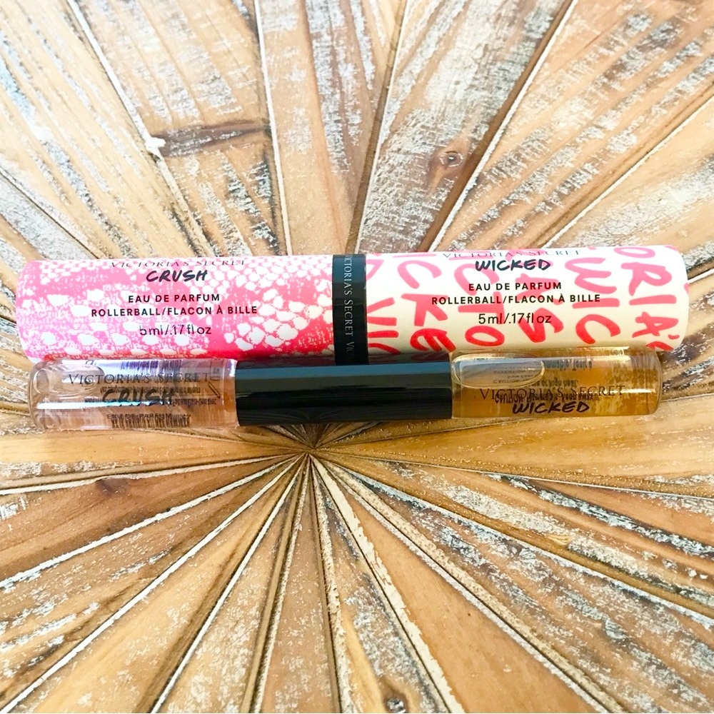 NWT Victoria’s Secret Travel Size Wicked & Crush Roll on Duo Eau de Parfum